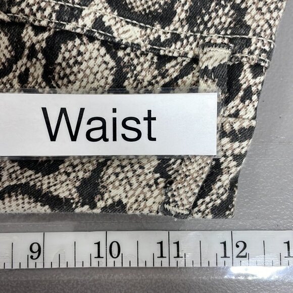 Good American Good Legs Jeans NWT Skinny Snake Skin Gray Size 2 / 26 - Picture 11 of 13